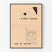Poster commemorativo vintage di Goya di Albert Lepage