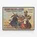 Poster vintage Grande Bazar di Lione - Esposizione di Giocattoli — quadro incorniciato alla parete