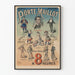 Poster vintage Grand Concert Porte Maillot 8 heures
