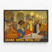 Poster vintage Grand Hôtel Royal Stoccolma — quadro incorniciato alla parete