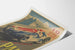 Poster vintage Gran Premio Automobilistico Pau 1950