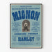 Poster vintage Opéra Mignon Teatro Imperiale