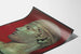 Poster vintage scultura greca antica profilo maschile