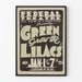 Poster retrò Green Grow the Lilacs Federal Theatre