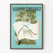 Poster decorativo grafico Grippo-Vaclydun via orale