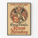Poster d'epoca esposizione artistica Berlino 1894