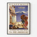 Poster retrò Guatemala viaggio aereo Pan American