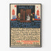 Poster vintage Freimarkt nel Künstlerhaus 1914 decorazione murale