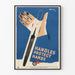Poster vintage di sicurezza sul lavoro 'Maniglie Proteggono le Mani'