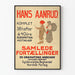Poster Vintage Hans Aanrud - Collezione Letteraria Norvegese