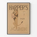 Poster vintage Harper's per marzo con leone e agnello