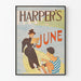 Poster vintage di Harper's giugno di Edward Penfield
