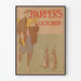 Poster vintage di Harper's ottobre con illustrazione di uomo e conigli