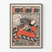 Poster vintage Harper's Round Table Ringraziamento 1895