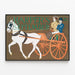 Poster vintage di settembre di Harper's Cavallo e Carrozza — quadro incorniciato alla parete