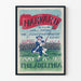 Poster vintage Harvard - Riunione annuale dei club Harvard a Filadelfia