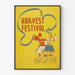 Poster Vintage Festival delle Raccolte 1936