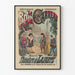 Poster vintage Le Roi de Carreau Teatro delle Novità