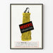 Poster pubblicitario vintage Hederyl Celluliti vintage