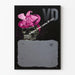 Poster decorativo Teschio e Cappello Rosa Stile Pop Art