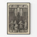 Poster vintage Héloïse et Abélard opera comica in 3 atti