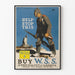 Poster vintage di propaganda 'Help Stop This' per la campagna War Savings Stamp