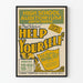 Poster vintage Help Yourself - Decorazione murale teatro retrò