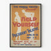 Poster vintage teatro Help Yourself decorazione murale