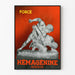 Poster vintage emagénina Giraud Force Sculpture Antico