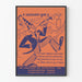 Poster vintage 1938 sobrietà festosa di Henk Doornekamp