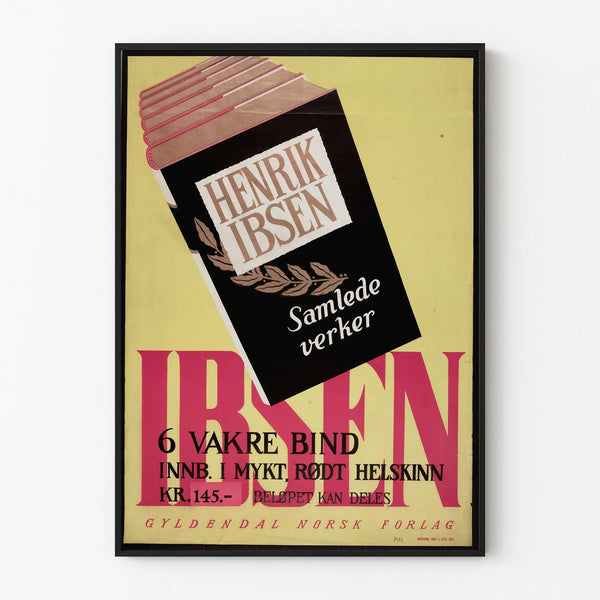 Poster Collezione Vintage Libri Henrik Ibsen