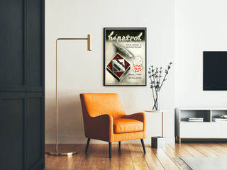 Poster vintage Hépatrol estratto di fegato di vitello per anemie e insufficienze epatiche