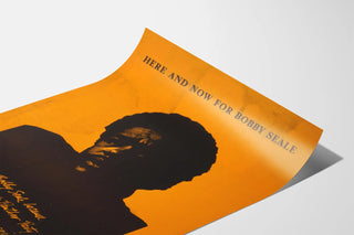 Poster vintage Here and Now per Bobby Seale