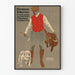 Poster vintage Hermann Scherrer Tailleur Sportivo a Monaco