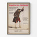 Poster vintage Stampato in Olanda - Voltaire 1985