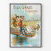 Poster vintage di alta qualità Cigarettes - Scena balneare Ontario Beach Rochester