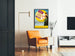 Poster educativo vintage asiatico studente liceo