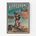 Poster vintage Ippodromo sul Ponte dell'Alma - Nerone gladiatore