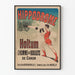 Poster vintage Ippodromo Holtum L'uomo con le palle di cannone