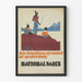 Poster dei Parchi Nazionali - Il suo territorio di caccia di ieri