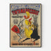 Poster decorativo murale Storia di Francia Tintamaresque di Touchatout