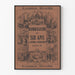 Poster Vintage Storia Illustrata di Sei Anni di Guerra e Rivoluzione 1870-76