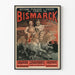 Poster Vintage Storia Pubblica e Privata del Conte di Bismarck