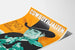 Poster vintage western Cowboyhjälten Hollywood Round-up