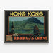 Poster vintage Hong Kong La Riviera de l'Orient — quadro incorniciato alla parete