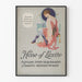 Poster vintage Hose of Luxite – Eleganza e raffinatezza femminile