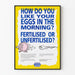 Poster vintage Durex sicurezza sessuale anni '90