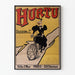 Poster vintage Hurty Diligeon & Cie Paris in bicicletta