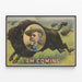 Poster vintage I Am Coming Colonnello W.F. Cody — quadro incorniciato alla parete