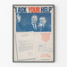 Poster vintage della campagna politica Nixon Agnew 1968